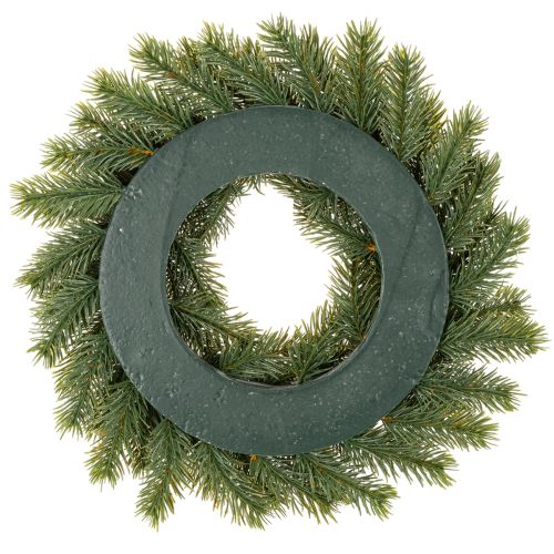 Couronne de branches de sapin artificielles avec pommes de pin, pour porte ou table, 30 cm | Floristik24.be