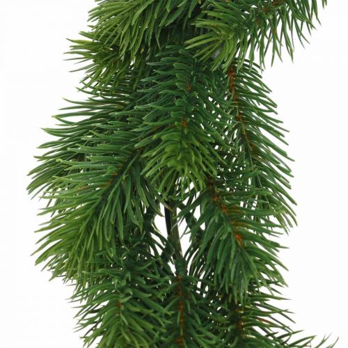 Floristik24 Couronne de sapin artificiel couronne d'hiver artificielle verte Ø35cm