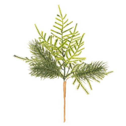 Branche de sapin artificielle pour décoration festive, 22 cm, 2 pièces | Floristik24.be