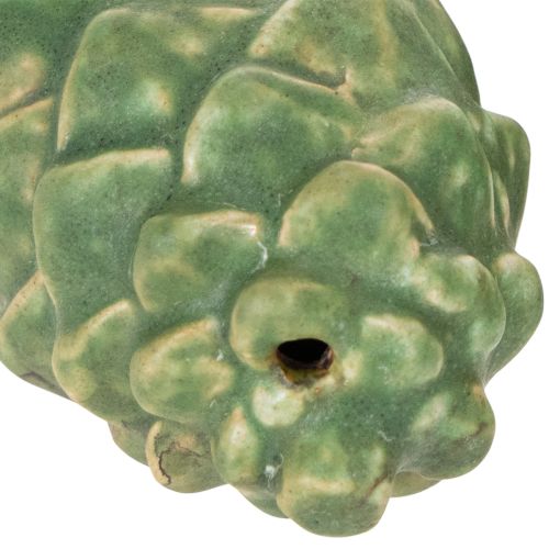 Décoration de table en céramique en forme de pomme de pin, automne, 14 cm, lot de 3. | Floristik24.be