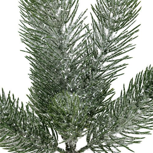 Article Branche de sapin vert glacé 30cm 3pcs