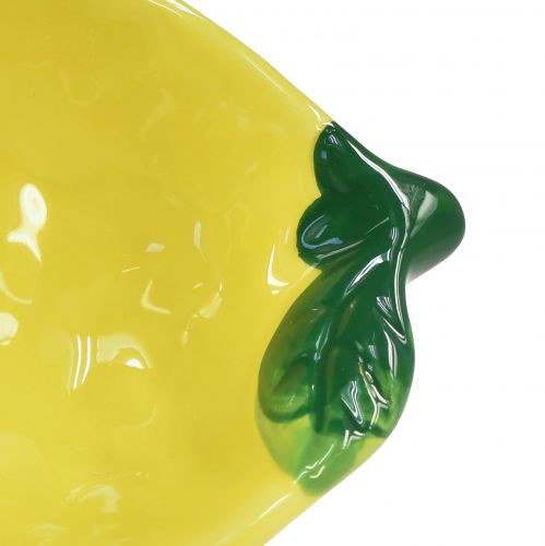 Floristik24 Bols à tapas céramique citron décoration de table 28,5cm H4cm