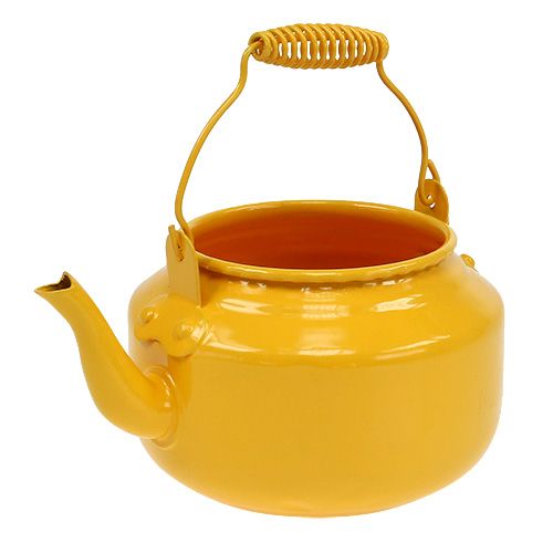 Théière Ø 9 cm H. 10 cm jaune oeuf | Floristik24.be