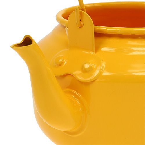 Théière Ø 9 cm H. 10 cm jaune oeuf | Floristik24.be