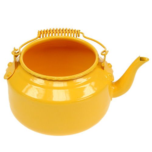 Théière Ø 9 cm H. 10 cm jaune oeuf | Floristik24.be