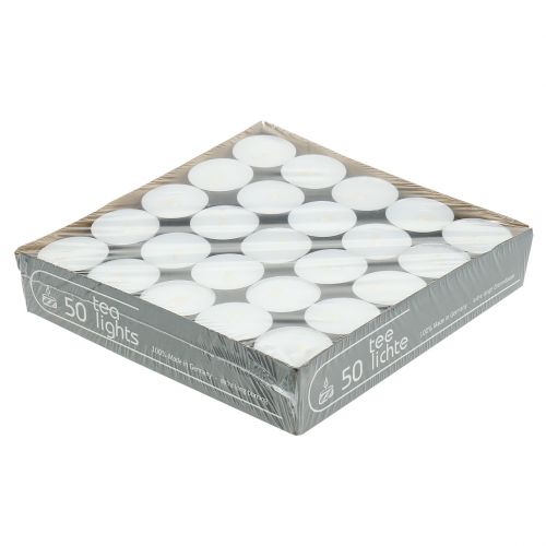 Floristik24 Bougies chauffe-plats avec coques en alu Ø 4 cm 50 p.