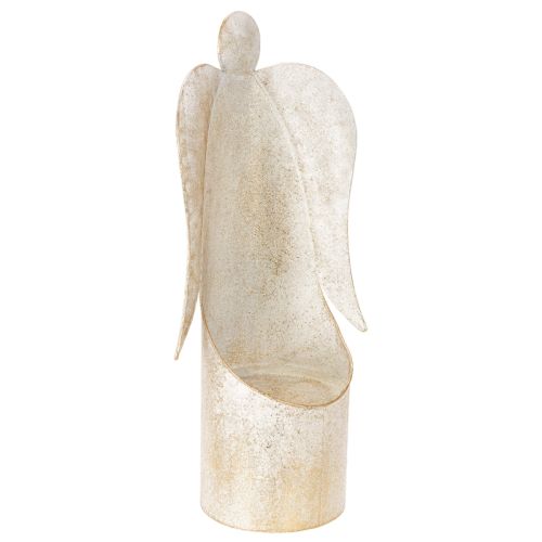 Bougeoir en forme d'ange, doré, pour décoration de table, 50 cm