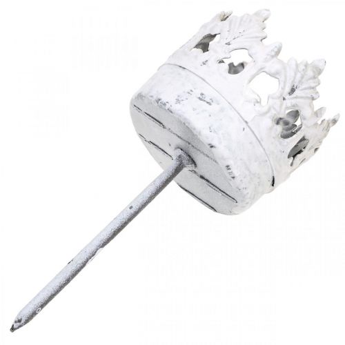 Article Photophore métal à brancher, bougeoir couronne Ø4.5cm