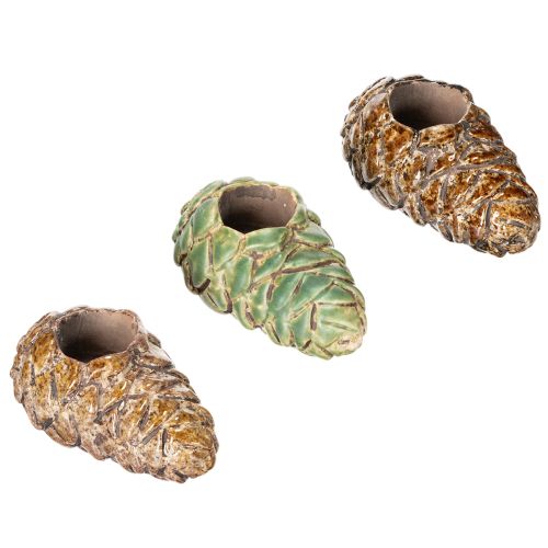Porte-bougie chauffe-plat en forme de pomme de pin, 8 cm, lot de 3 acheter | Floristik24.be