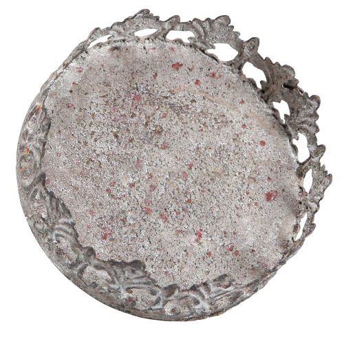 Article Photophore à brancher vintage Ø7cm H7,5cm gris 4 pcs