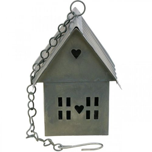 Floristik24 Lichthaus photophore métal à suspendre H12,5cm