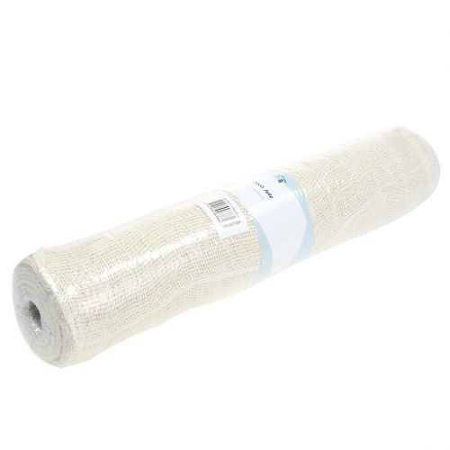 Floristik24 Nappe jute blanchie 50cm x 910cm