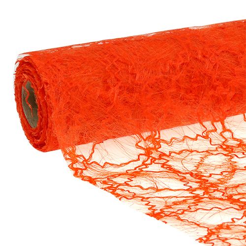 Floristik24 Ruban de table Sizotwist Orange 30cm 5m