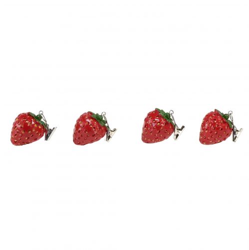 Article Poids de nappe pinces à nappe fraises 4,5 cm 4pcs