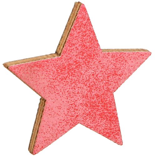 Article Décoration de table étoiles bois Noël 3 couleurs Ø3–5cm 48 pcs