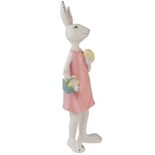 Article Décoration de table lapins de Pâques décoration lapin 9,5cmx9,5cmx29,5cm