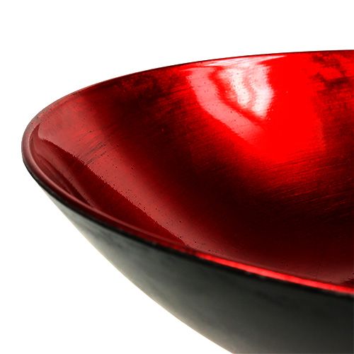Floristik24 Déco de table bol rouge Ø28cm plastique