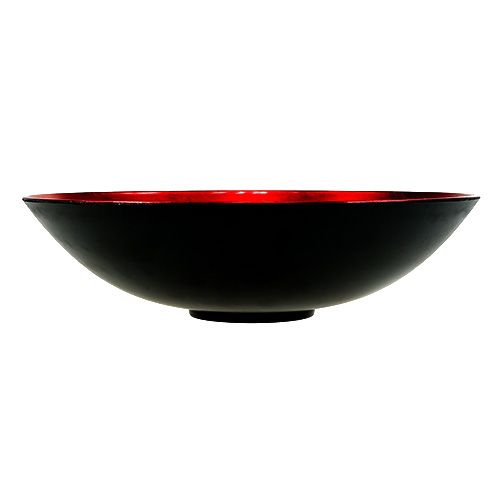 Floristik24 Déco de table bol rouge Ø28cm plastique