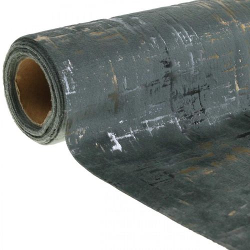 Floristik24 Chemin de table gris chemin de table décoration de table polyester L250cm W20cm