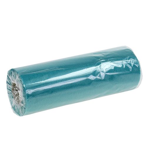 Floristik24 Chemin de table turquoise 23cm 25m