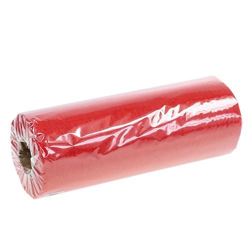 Floristik24 Chemin de table polaire rouge 23cm 25m