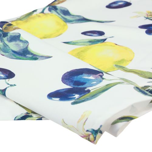 Article Chemin de table citrons et olives chemin de table été textile 138×32cm