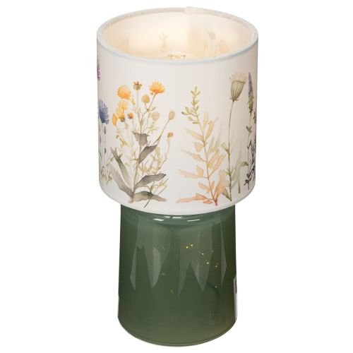 Article Lampe de table LED à motif floral pour un éclairage élégant du salon, 23 cm