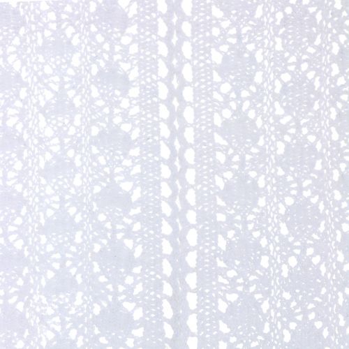 Article Chemin de table dentelle au crochet blanc 30 x 140 cm