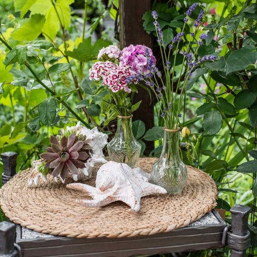 Floristik24 Set de table rond Ø40cm en jonc de mer naturel décoration de table