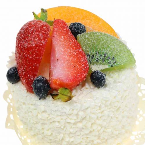 Floristik24 Tartelettes décoratives aux fruits fraise nourriture réplique 7cm