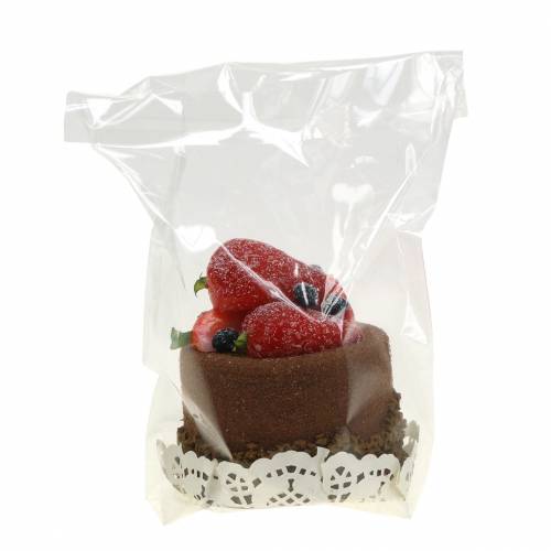 Floristik24 Gâteau décoratif chocolat nourriture réplique 7cm