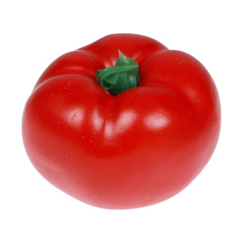 Lot De 5 Tomates Artificielles En Mousse - Décoration De Cuisine, Table, Jardin - Modèle Réaliste Rouge 7,5 Cm - Faux Fruits Décoratifs