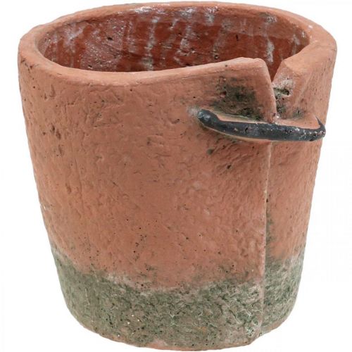 Article Cache-pot béton pot terre cuite Ø13cm H13cm