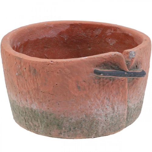Article Pot de fleurs en béton cache pot terre cuite Ø18.5cm H10.5cm