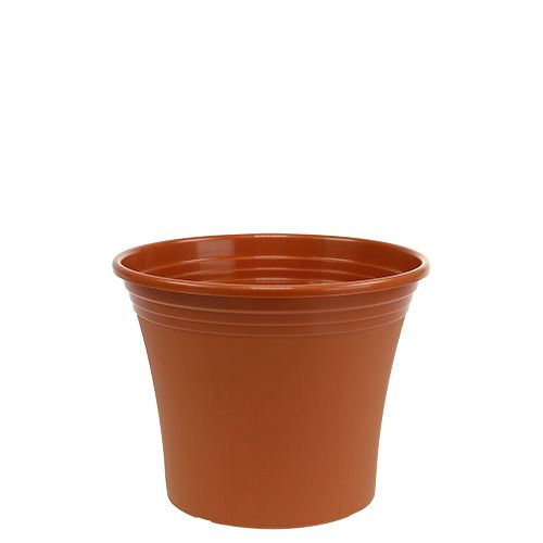 Article Pot “Irys” plastique terre cuite Ø15cm H13cm, 1pce