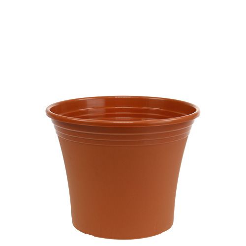 Floristik24 Pot « Irys » plastique terre cuite Ø17cm H14cm 1 pc