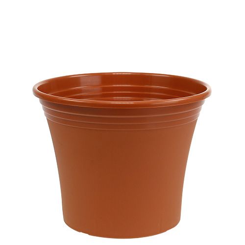 Article Pot “Irys” plastique terre cuite Ø22cm H18cm, 1pce