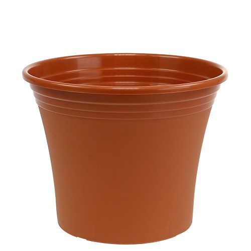 Article Pot “Irys” plastique terre cuite Ø29cm H24cm, 1pce