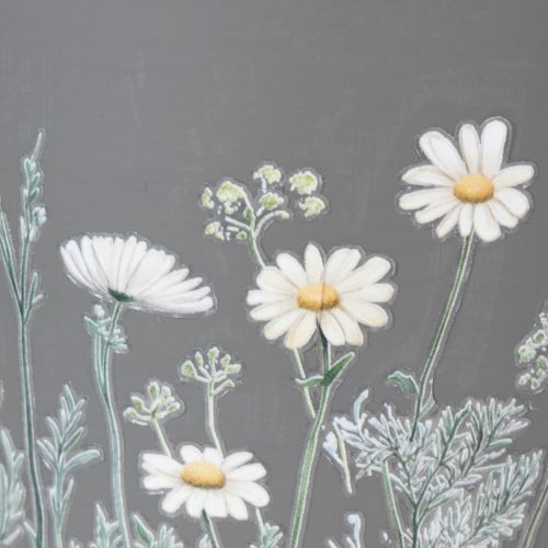 Article Pot de fleurs à motif floral pour une décoration intérieure moderne et un balcon estival, 13 cm, lot de 4