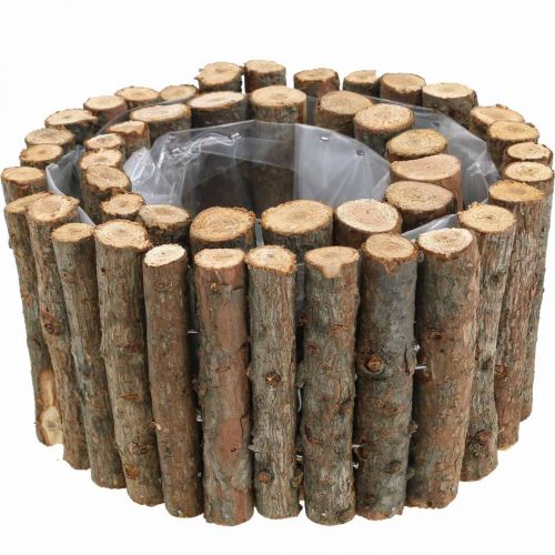 Floristik24 Jardinière ronde branches de bouleau naturel Ø14/20cm lot de 2