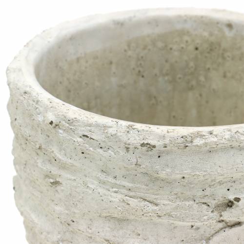 Floristik24 Cache-pot blanc antique Ø14,5cm H13cm