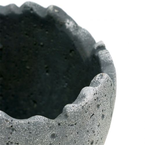Floristik24 Cache-pot coquille d'oeuf Ø12cm H11.5cm 6pcs