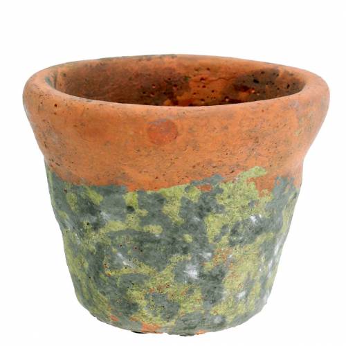 Floristik24 Cache-pot cache-pot vintage argile naturelle Ø14.5cm H12cm 2pcs