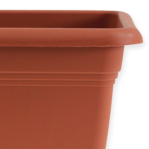 Floristik24 Pot "Nora" 14cm x 14cm H11cm effet terre cuite, 1pce