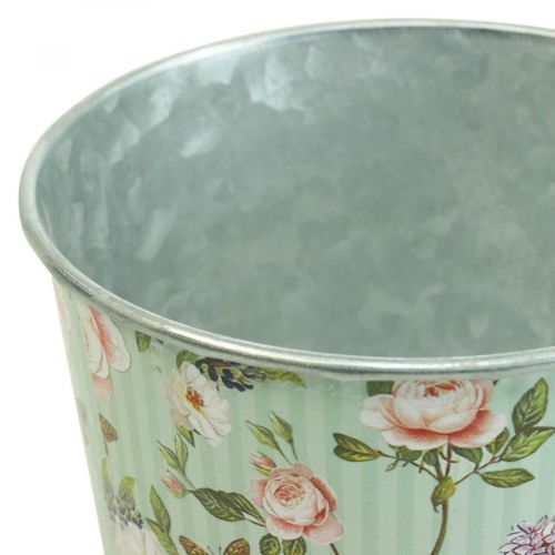 Article Cache-pot roses jardinière métal été Ø12cm H10.5cm