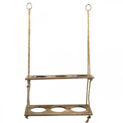 Article Porte-pot suspendu panier suspendu rustique 50,5 × 20 × 100 cm