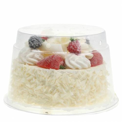 Floristik24 Gâteau à la crème artificiel aux baies Ø15cm H11.5cm