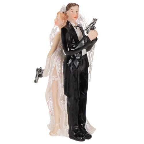 Figurine de mariés pour gâteau, 15,5 cm | Floristik24.be