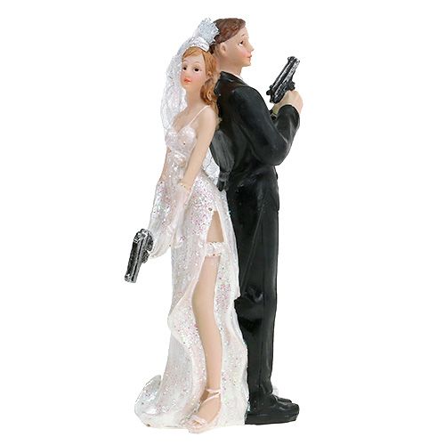 Article Figurine de gâteau couple 15,5 cm