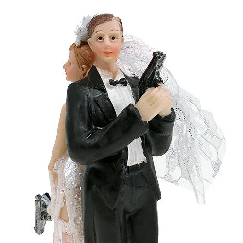 Article Figurine de gâteau couple 15,5 cm